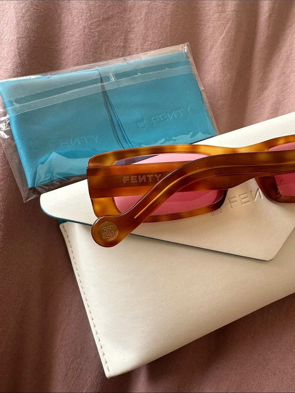 Fenty Beauty rectangular tortoiseshell